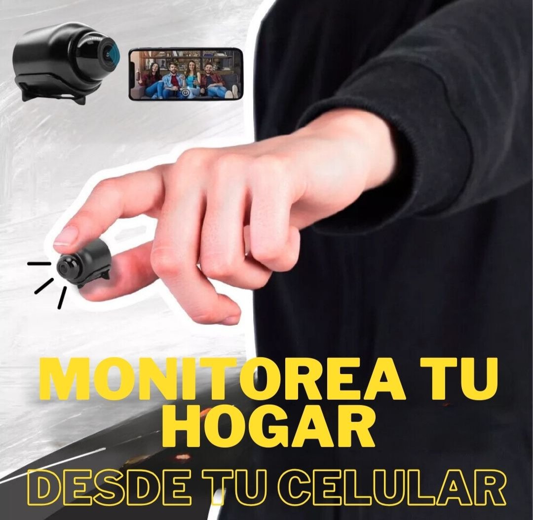 Cámara Espía HD 1080p  WiFi – Seguridad en la Palma de tu Mano