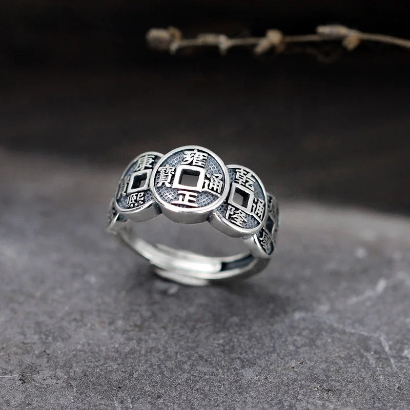 ANILLO DE LA FORTUNA DE LOS 5 EMPERADORES