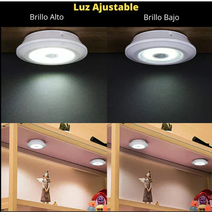 Set 3 Luces Led Inalámbricas Control Remoto!