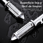 SteelPro™ 5-en-1 Pelador de Acero Inoxidable | Pela, Ralla y Desescama sin Esfuerzo