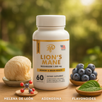 Lion’s Mane Premium – Cápsulas Naturales para Memoria, Concentración y Bienestar Cerebral