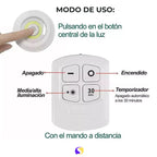 Set 3 Luces Led Inalámbricas Control Remoto!